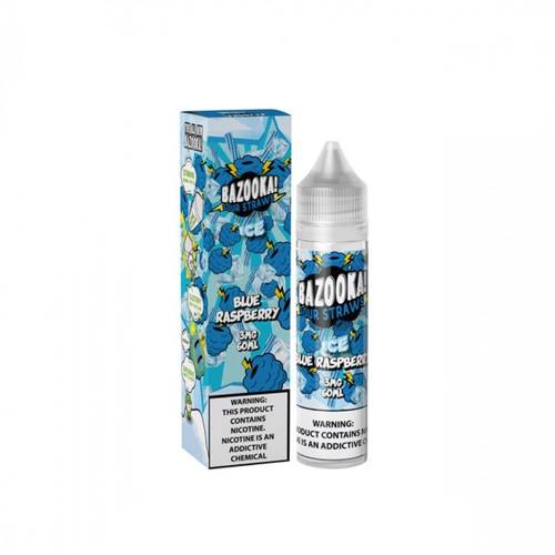  نكهو بازوكا بلو رازبيري توت أزرق ايس 60 ملي - BAZOOKA BLUE RASPBERRY ICE - 60ML 