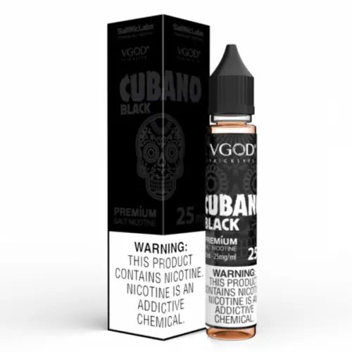 نكهة فيقود كوبانو بلاك سولت نيكوتين - VGOD Cubano Black - Salt Nicotine
