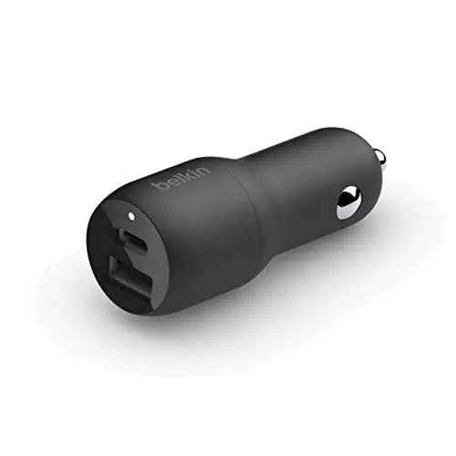 شاحن سيارة بيلكن 37 واط منفذين USB+PD