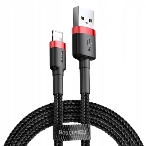  كيبل ايفون USB قماش طول 3 متر بيوسس