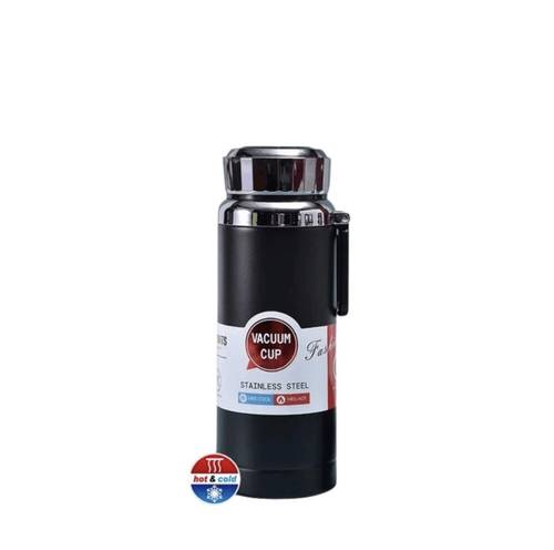 مطارة حفظ المشروبات (بارد و حار) 600ml موج ماكس أسود
