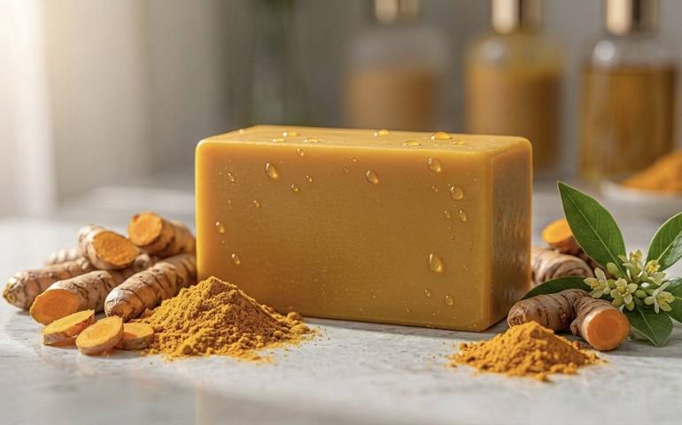 صابونة الكركم (طبيعية)