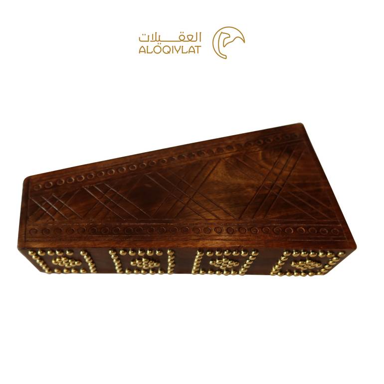 مبرد قهوة خشب تراثي دق نحاس يدوي