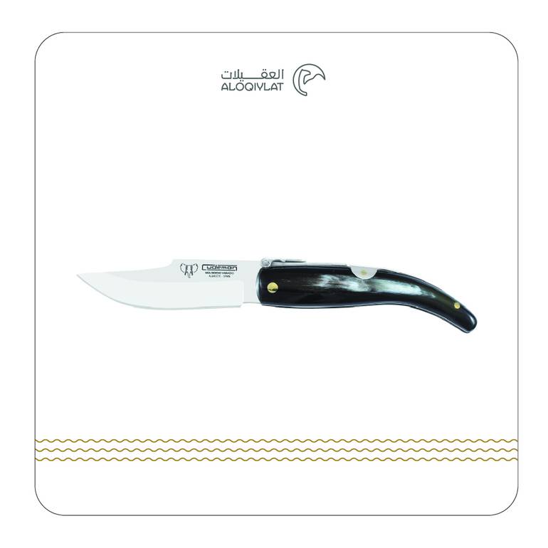 381A سكين كودمان مطوية قرن الثور
