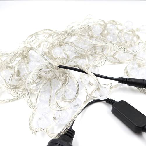 عقد اناره LED شفاف 10 متر 