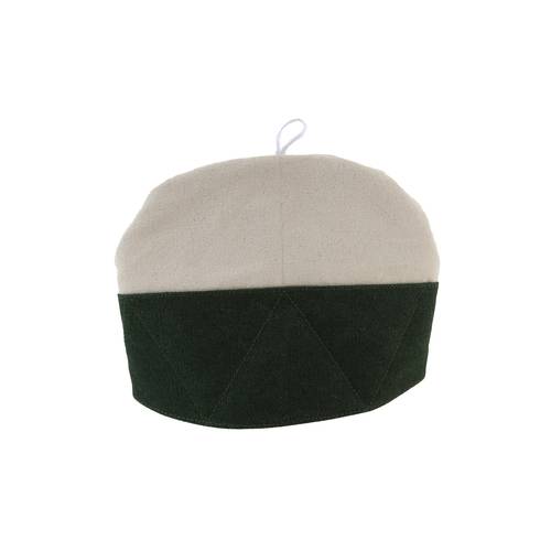 غطاء ابريق اخضر ابيض مقاس 20*25