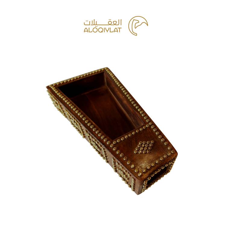 مبرد قهوة خشب تراثي دق نحاس يدوي