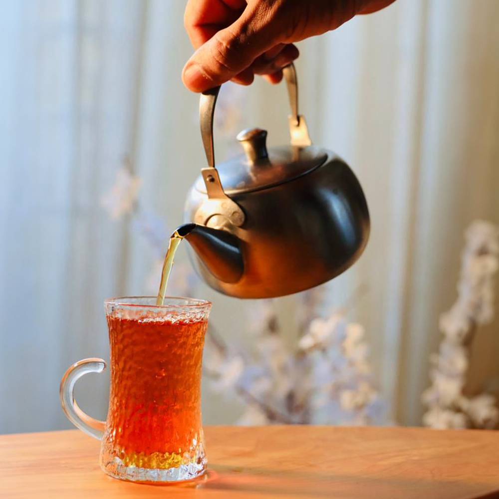 ابريق شاي ستانليس ستيل صناعة يدوية ياباني