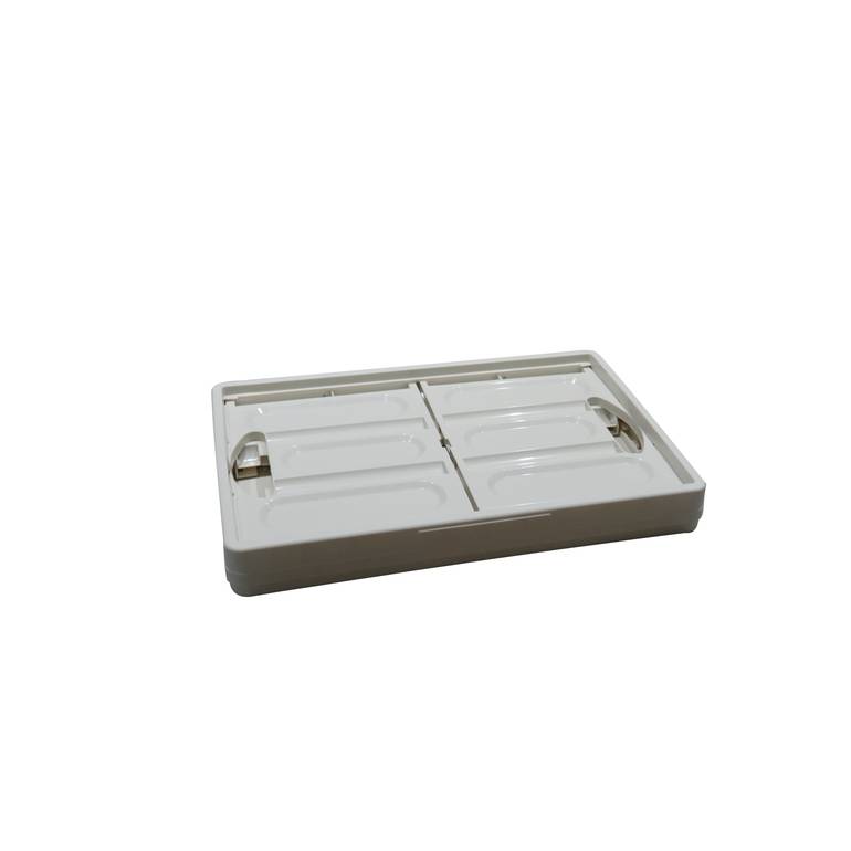 صندوق تخزين متعدد الاستخدام قابل للطي صغير غطاء خشبي متحرك