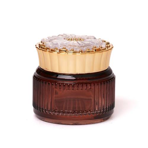 عبوة بخور زجاجية 80ML - بني