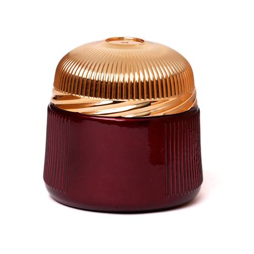 عبوة بخور زجاجية 160ML - عنابي 