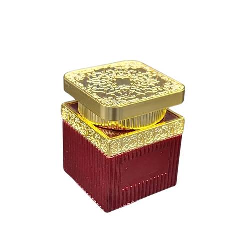عبوة بخور زجاجية 100ML - عنابي