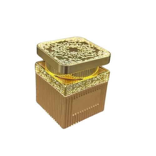 عبوة بخور زجاجية 100ML - ذهبي