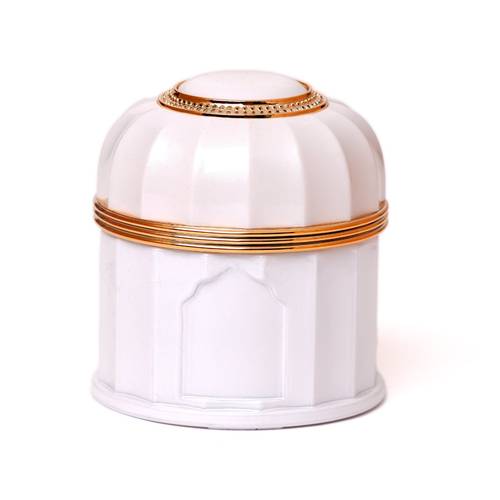 عبوة بخور زجاجية 150ML - أبيض