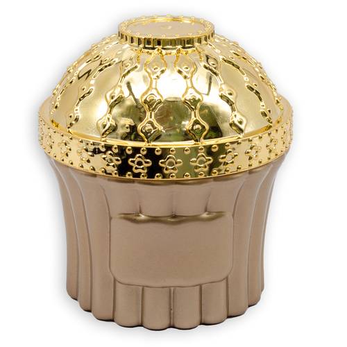 عبوة بخور زجاجية 160ML - ذهبي