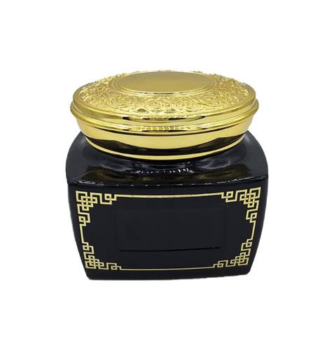 عبوة بخور زجاجية 190ML - أسود