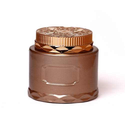 عبوة بخور زجاجية 180ML - ذهبي