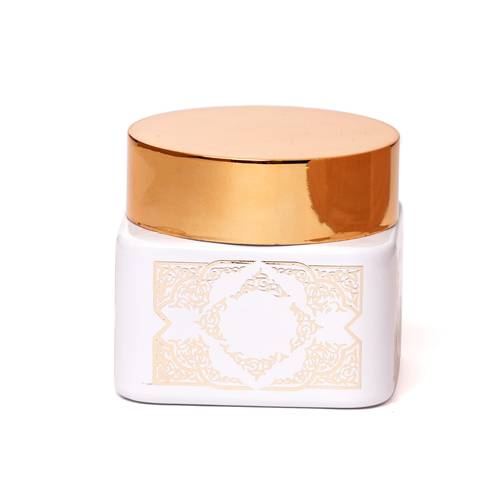 عبوة بخور زجاجية 130ML - أبيض
