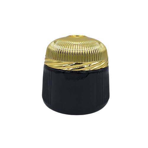 عبوة بخور زجاجية 160ML - أسود لماع