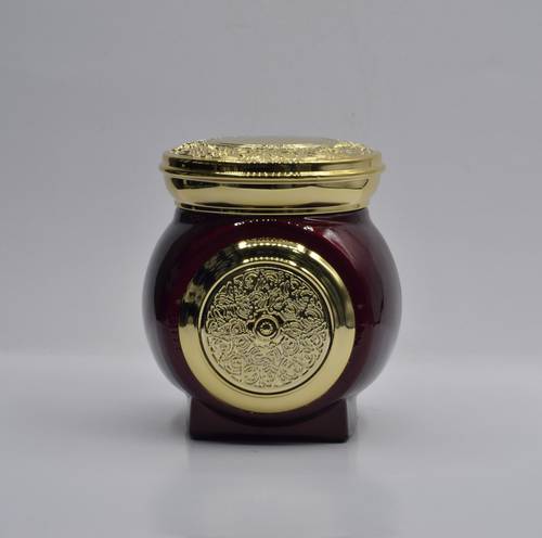 عبوة بخور زجاجية 250ML - عنابي