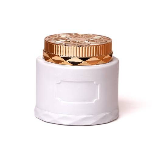 عبوة بخور زجاجية 180ML - أبيض