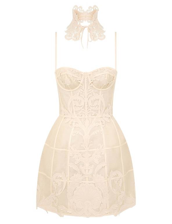 Filigree Mini Dress زيمرمان