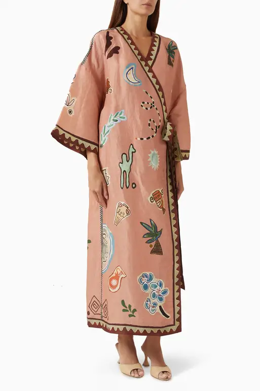 Alemais inspired wrap dress