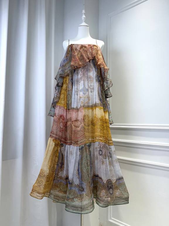 Mulberry silk maxi dress by زيمرمان