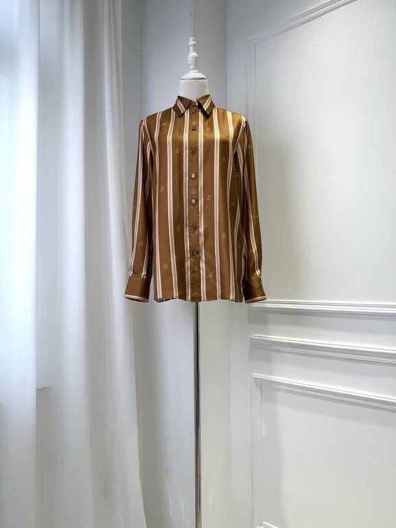 Silk striped shirt by زيمرمان