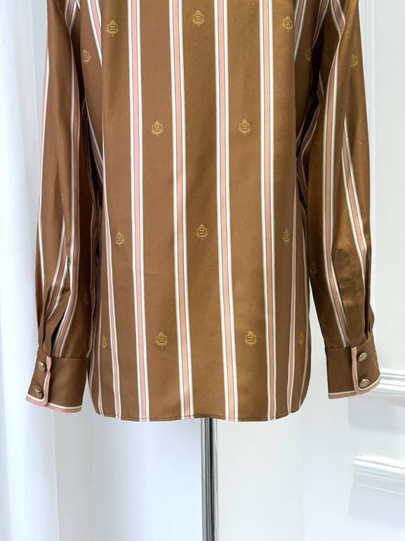 Silk striped shirt by زيمرمان
