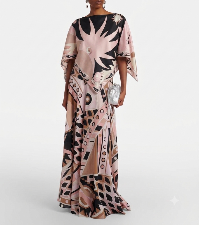 Skirt and top inspired بوتشي