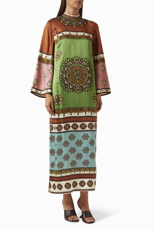 Silk Maxi Dress by Alemais