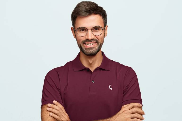Polo-Burgandy