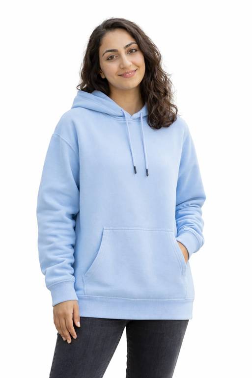 Woman Hoodie _ Light Blue