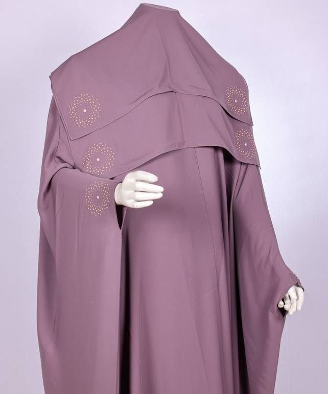 عباية مع طرحه موديل رقم  3641 (7)