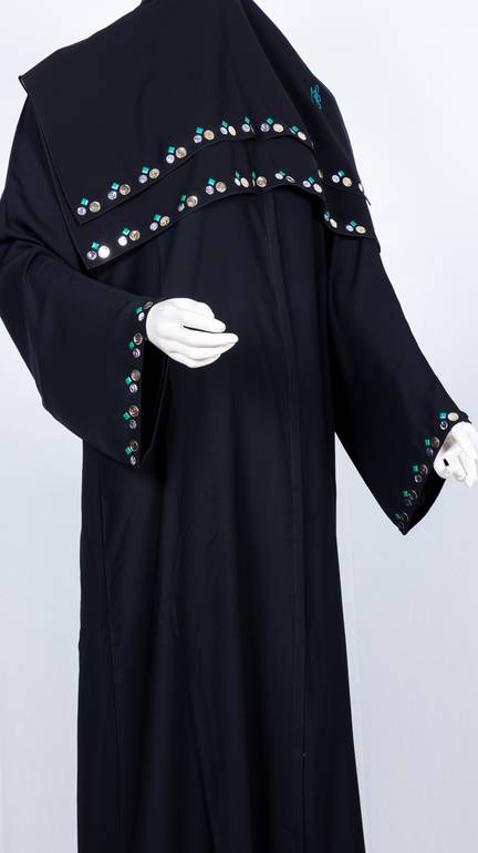 عباية وطرحة معدن مربع موديل رقم 3554 (1)