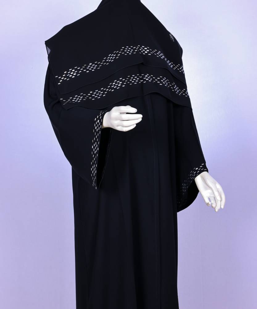 عباية مع طرحة موديل رقم  3638 (1)