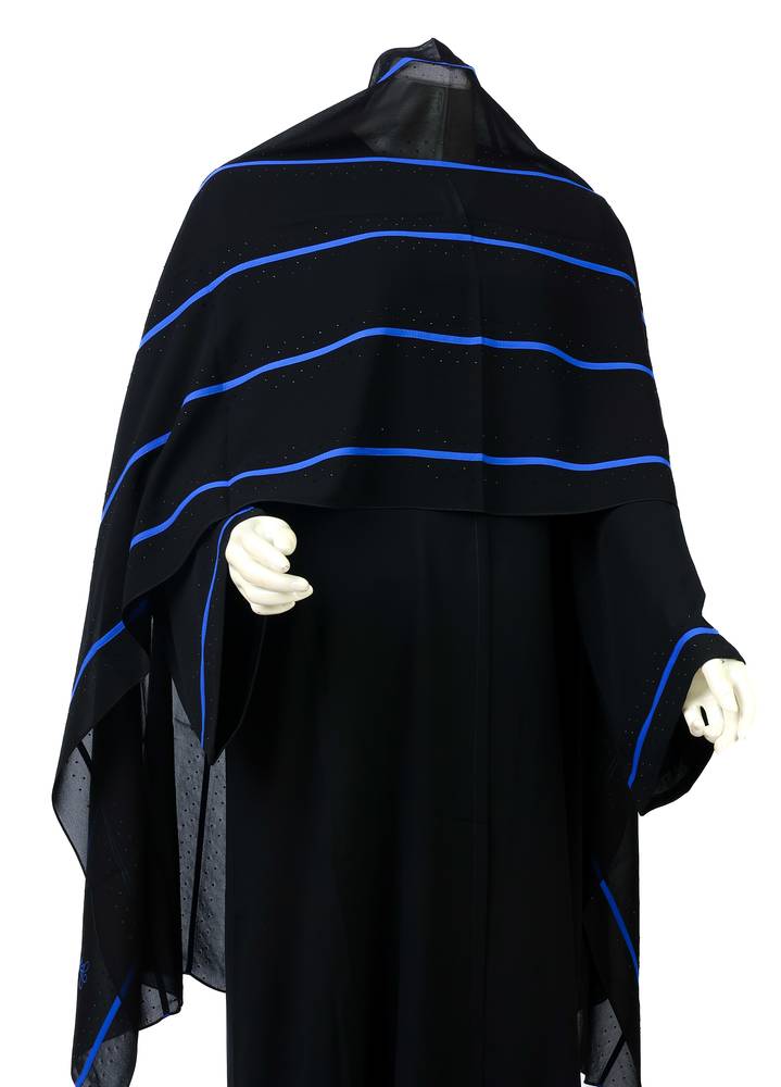 عباية مع طرحة كلفة موديل 3691 (2)