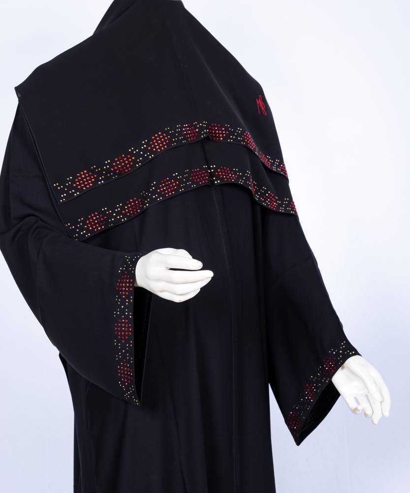 عباية مع طرحه موديل رقم  3634 (1)