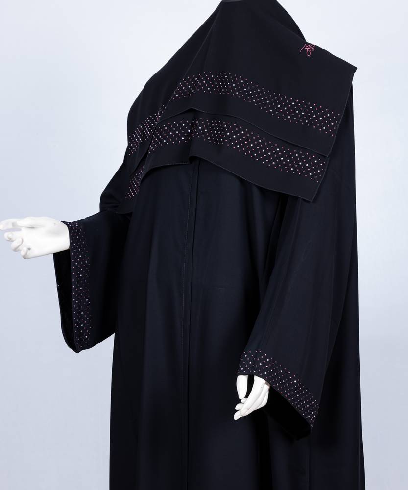 عباية مع طرحه موديل رقم  3655 (1)