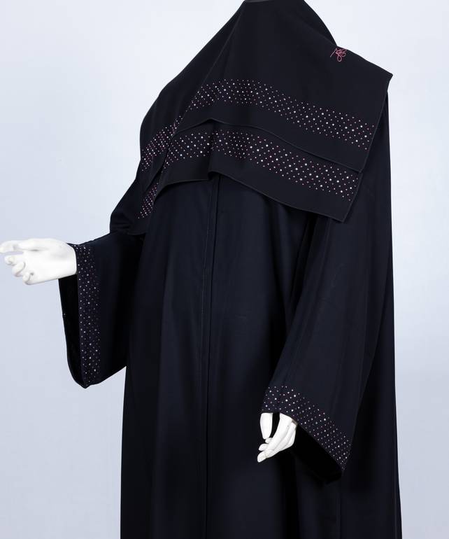 عباية مع طرحه موديل رقم  3655 (1)