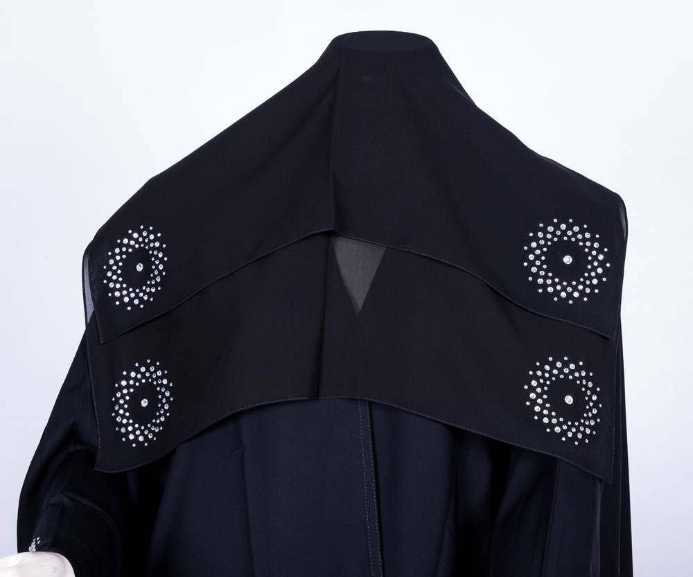  عباية مع طرحة قصة البشت  3616 (1)