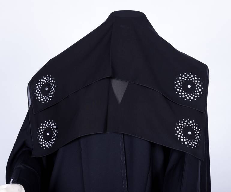  عباية مع طرحة قصة البشت  3616 (1)