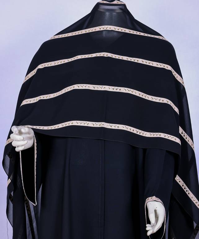 عباية مع طرحة موديل رقم   3569 (1)