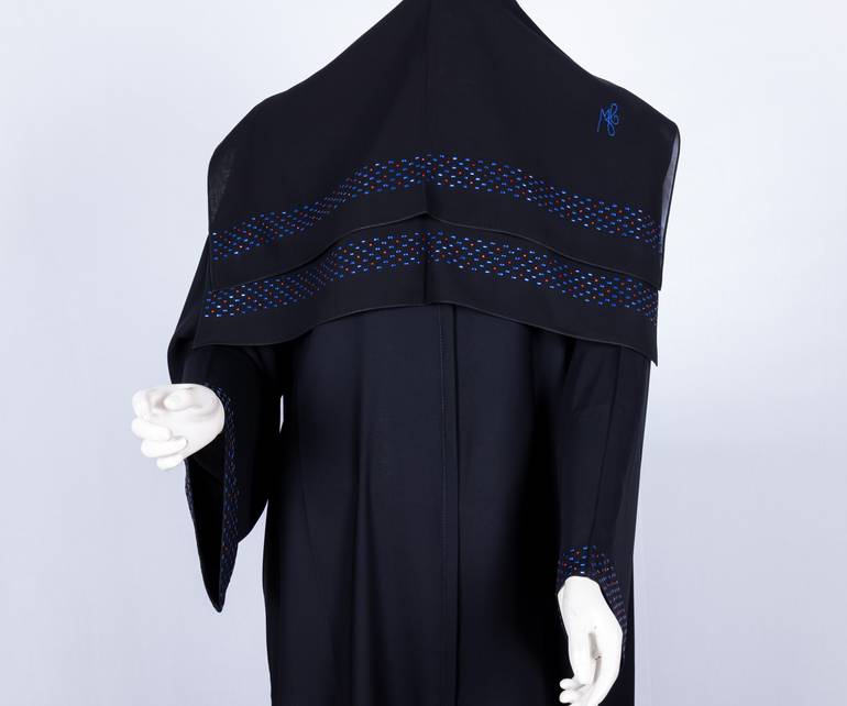 عباية مع طرحة موديل رقم 3636 (1)