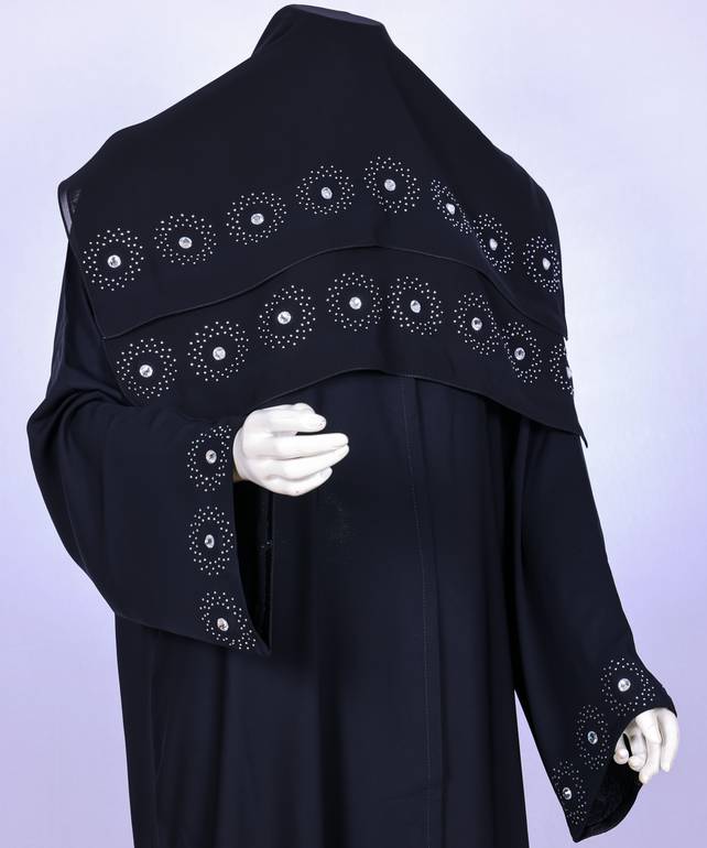 عباية مع طرحه موديل رقم   3589 (1)