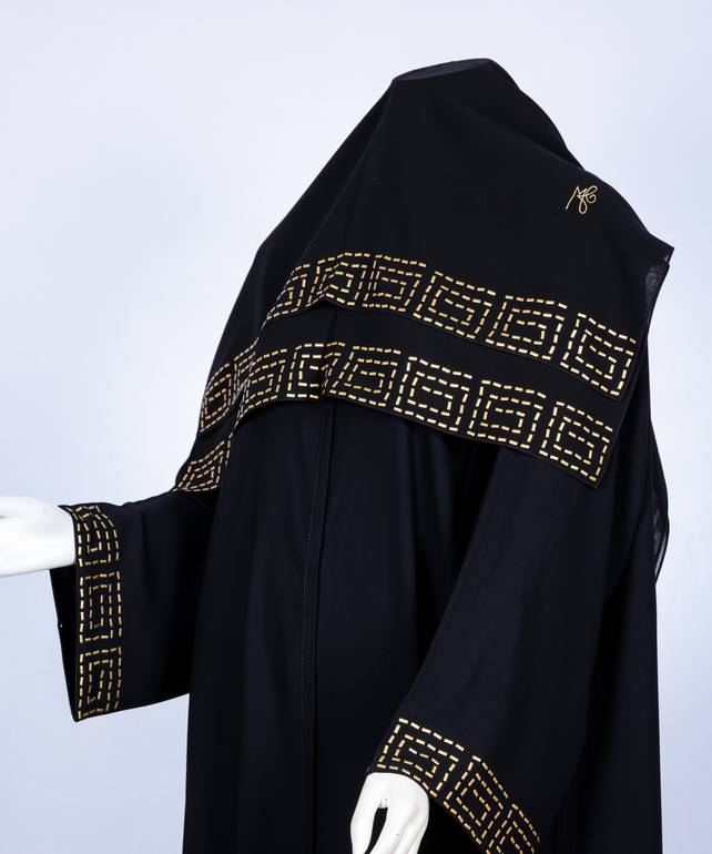 عباية مع طرحة  معدن موديل رقم 3571 (1)