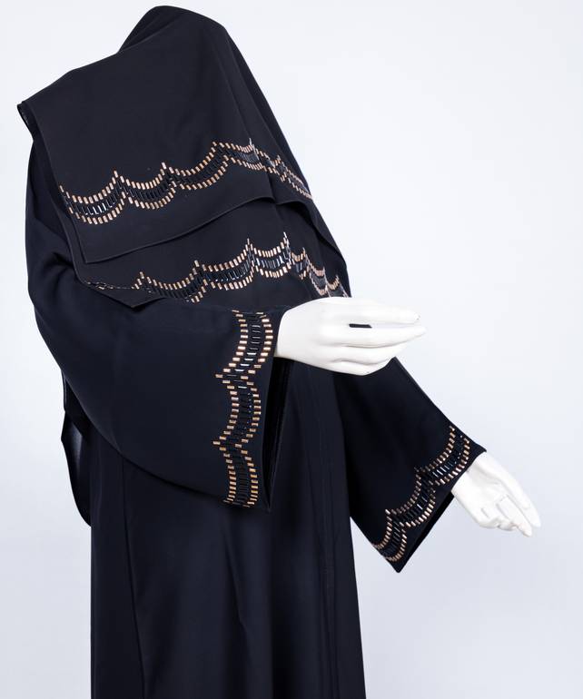 عباية مع طرحه موديل رقم   3596 (1)