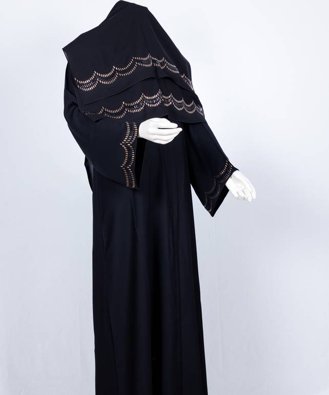 عباية مع طرحه موديل رقم   3596 (1)
