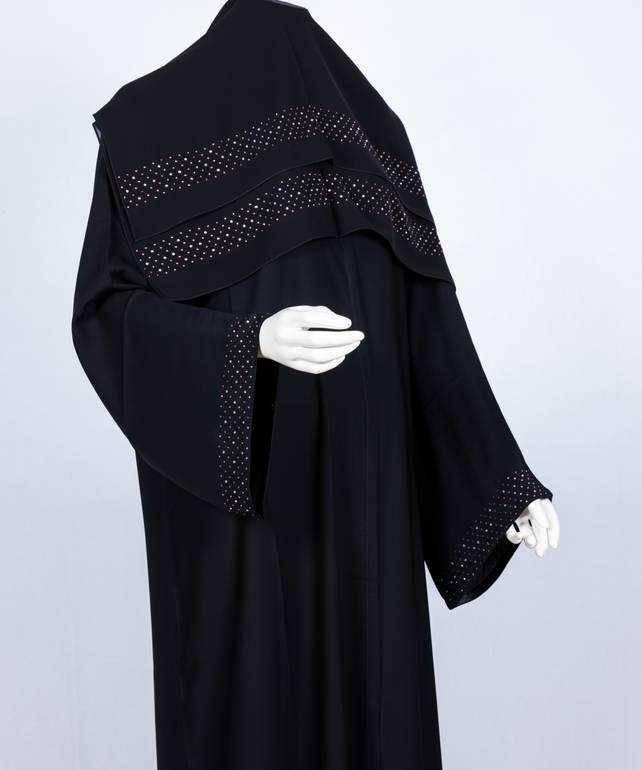 عباية مع طرحه موديل رقم  3655 (1)
